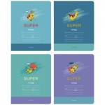 Тетрадь 12 л. (кр. клетка) БиДжи Кот-супергерой 10388