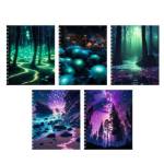 Тетрадь 96 л. (спираль) К-Э Фантастические пейзажи ТС968849