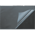 Настольное покрытие deVente 4101800 490х650 черное ПВХ с откидным прозрачным клапаном