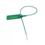 Пломба пластик. номерная 330 мм однораз. зеленые 329432  /10