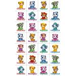 89.087 Наклейки - оценки Зверята (уп.20шт)