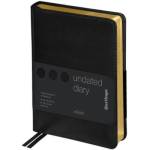 Ежедневник А6 160 л xGold UD0_81605 черный зол. срез