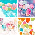 Пакет подарочный deVENTE 9041242 Baloons in the sky (18*23 см)