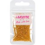 Бисер круглый deVENTE стекл.металлизированный 2 мм 10 гр 8001351 золотистый 