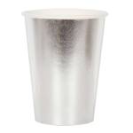 Стакан фольгир. серебряный 250мл 6шт 1502-3781