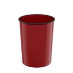 Корзина для бумаг 13,5 л. ErichKrause Marsala литая красная 58461