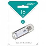 Флэш накопитель 16Gb USB 2.0 серебристый Smartbuy V-Cut 