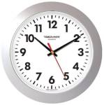 Часы настенные Troyka круглые D-30 см серебро 51570511