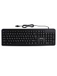Клавиатура проводная GoPower классическая USB 1.35м черный GPK01  