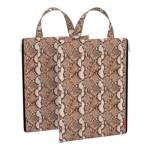 Папка д/тетрадей А4 ЕК текстильн. вертик. на молнии Python Print 49053