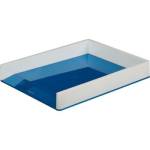 Лоток горизонтальный Leitz син/белый 748556