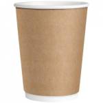 Стакан одноразовый 30 шт. 300 мл. бумажный крафт 321678