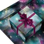 Упаковочная бумага 70х100 лист Космос 1509-2632