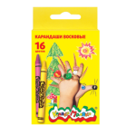 Карандаши восковые 16 цв. Каляка КВКМ16
