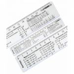 Линейка справочная 20 см (алгебра) ЛС03