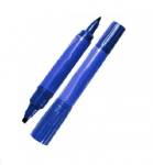 Маркер перман. YY-150 синий 2-х сторонний