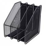 Лоток вертикальный 3 отд. металлич. черный 9303 С