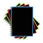 Тетрадь 120 л. (спираль)  ErichKrause Accent структурное тиснение "лён" 53390