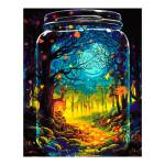 Картина по номерам 40х50 Сказочный лес, на картоне Кпн-397