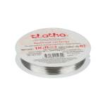 Проволока для бисера Zlatka d 0.2 мм  10 м ± 0.5 м №02 под серебро DG-S2