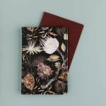 Обложка д/паспорта FLORA Ночные цветы 3-620/07