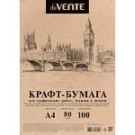 Бумага крафт для творчества А4 100 л. 80 гр. deVente 2072205