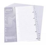 Разделитель А4 А-Я 20 л. сер. пластик Office-2000 