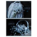 Альбом д\рис. 40 л. (спираль) БиДжи Нежный букет мел.карт. АР4гр40 08645