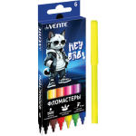 Фломастер 6 цв. deVente Hey Bro картон. коробка 5080628