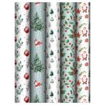 Упаковочная бумага 70х100 лист MESHU Winter magic MS_66819